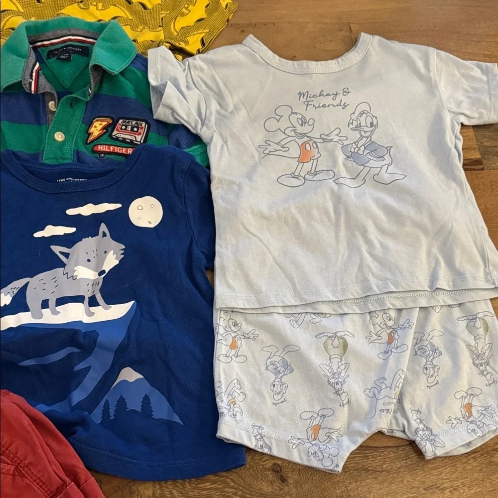 Bundle 12 summer vacation Polo romper sets swim short tank for size 18-24 months - Picture 4 of 11